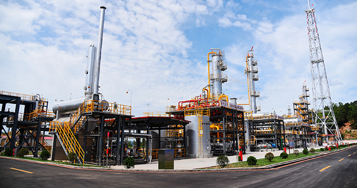 雙魚石天燃氣凈化處理廠裝置